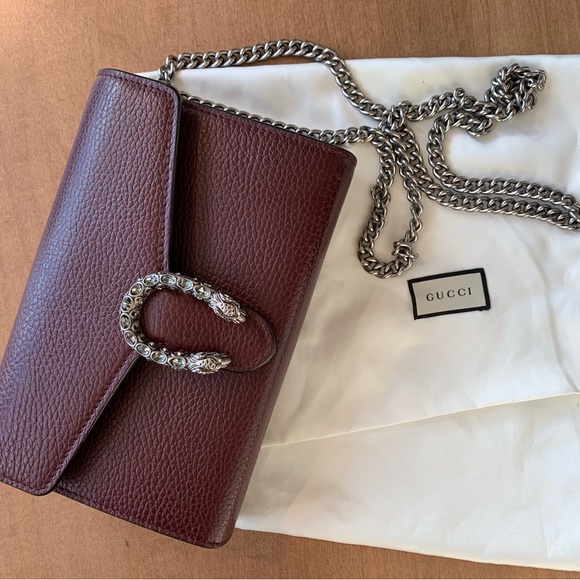 DIONYSUS MINI LEATHER CHAIN WALLET - Picture 1 of 3